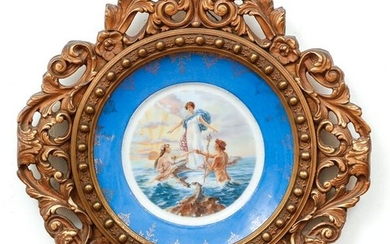 Limoges or Similar Panama Canal Plate