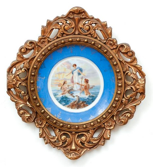 Limoges or Similar Panama Canal Plate