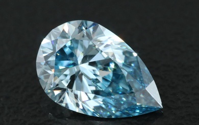 Loose 1.74 CT (Origin Undetermined) Fancy Blue Diamond
