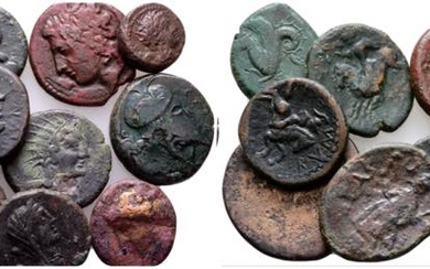 Lot of 11 Greek Æ coins, to be catalogued. Lot...