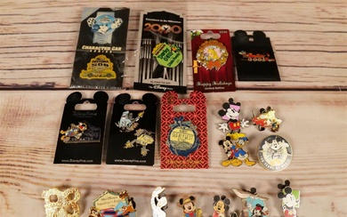 Lot of 18 Mixed Disney Pins