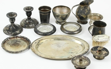 Lot of Sterling Silver Hollowware and Accessories