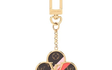 Louis Vuitton Monogram Into The Flower Bag Charm Key Holder