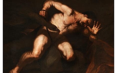 Luca Giordano, 1632/34 Neapel – 1705 ebenda, PROMETHEUS UND DER ADLER DES ZEUS