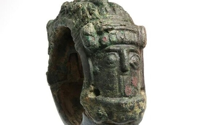 Luristan Bronze Bracelet Figures of the Demon Mukilres