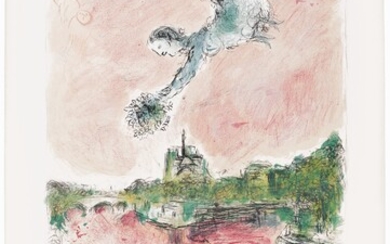 MARC CHAGALL (1887-1985), Vue de Notre-Dame