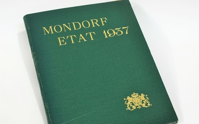 (MONDORF) Réunion de bulletins de la station thermale MONDORF-ETAT, brochure de promotion du site et...
