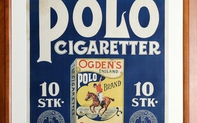 Martius Truelsen, Polo Cigaretter, Lithograph poster