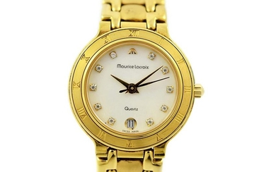 Maurice Lacroix 75416 Gold Plated Quartz Ladies Watch