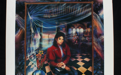 Michael Jackson Signed LE "The Book" 30x40 Lithograph (Beckett LOA & PA LOA)