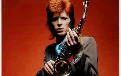 Mick Rock (British, 1944-2021) Bowie - Saxophone Session, 1973, printed later