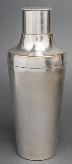 Mid-Century Modern Silver-Plate Cocktail Shaker