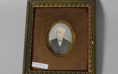 Miniature portrait of Nicholas Biddle, American