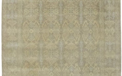 Muted Chobi Peshawar 6X9 Washed-Out Color Hand Knotted Wool Oriental Rug Carpet