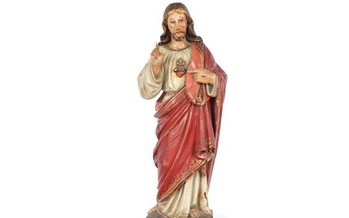 Nazarene artist, Sacred Heart of Jesus, mid-19th century