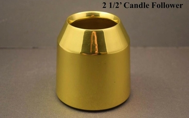 New Solid Brass 2 1/2" Candle Follower for your Paschal