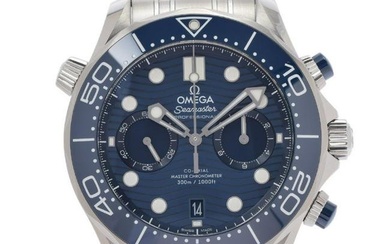OMEGA Omega Seamaster Diver 300 210.30.44.51.03.001 Men's SS Watch Automatic Winding Blue Dial