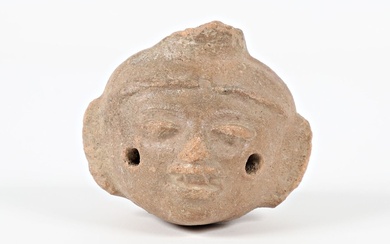 Ocarina à tête janus de jeune prêtre. Terre... - Lot 270 - Vasari Auction