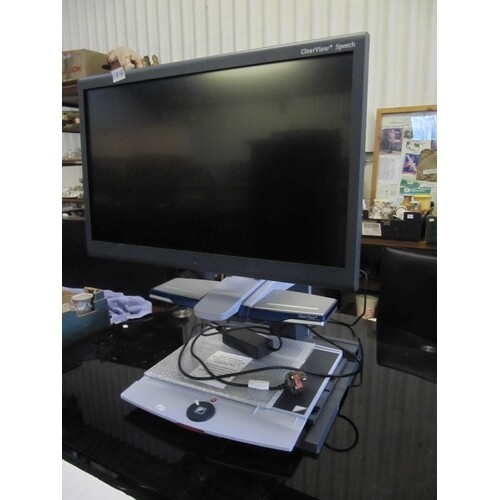 Optelec Clearview+ Desk Top Video Magnifier.