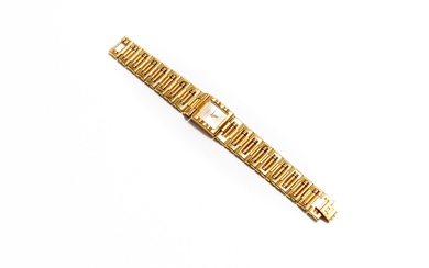 PIAGET Dancer Carrée (ref. 15317 K81 - numéroté) Montre bracelet de dame en or jaune...