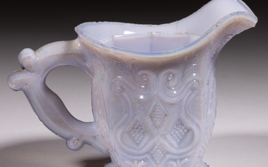 PRESSED LACY ACANTHUS LEAF AND SHIELD CREAMER