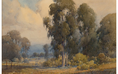 Percy Gray (1869-1952), Eucalyptus Trees Near San Mateo, California