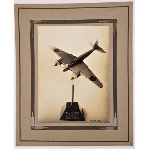 Photograph of a Model of a Mosquito Aeroplane flown by Flyin...