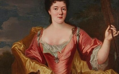 Portrait of a lady with Diana attributes