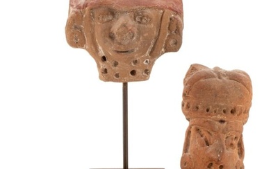 Pre-Columbian Figural Pottery Sculptures, 3