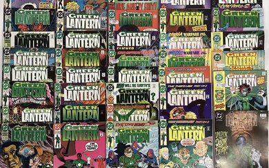 Quantity of mostly 1990's DC Comics, Green Arrow, Green Lantern, Green Lantern Mosaic and others