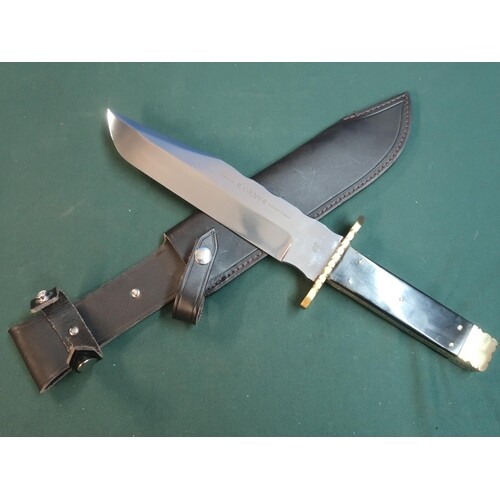R.Cooper of Sheffield extremely large bowie knife 8.5 inch b...
