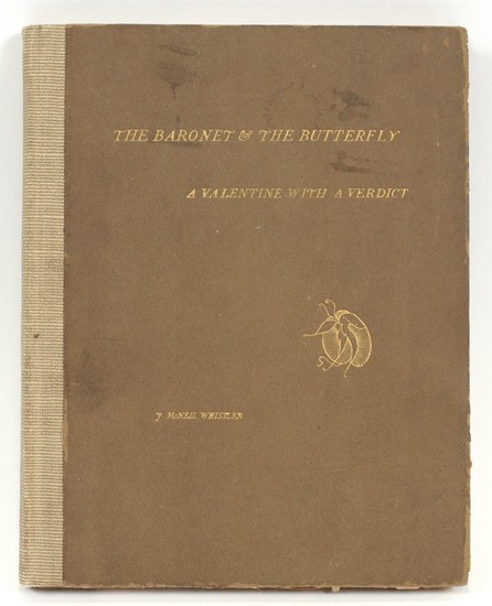 RUSSELL N.Y USA BERNE TREATY HARD BOUND VOLUME 1898 THE BARONET THE BUTTERFLY J.MCNEIL WHISTLER