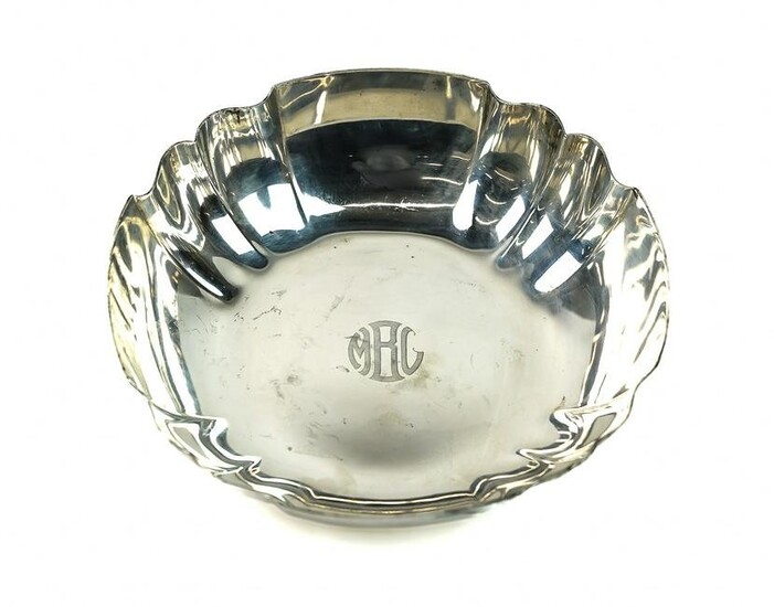 Reed and Barton Sterling Silver Scalloped Bowl