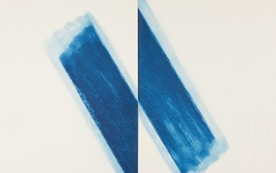 Richard Smith "Large Blue" Etching 1977