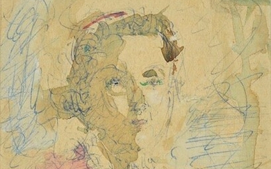 Luigi Mantovani (Milano, 1880 - 1957), Ritratto femminile