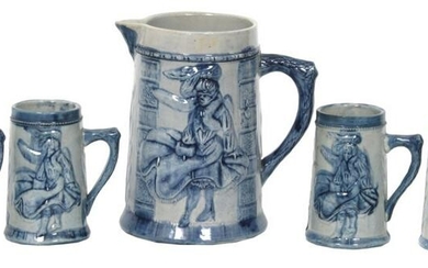 Robinson Clay Product Pitcher & Four Mugs