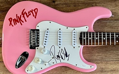 Roger Waters signed Pink Floyd custom electric guitar- JSA Letter