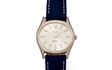 Rolex, Cellini, Réf. 3802, n° 2752232, vers 1970. Une montre de dame de forme ovale...