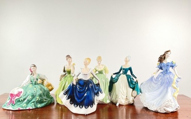 Royal Doulton: a collection of six figures comprising "Rebec...