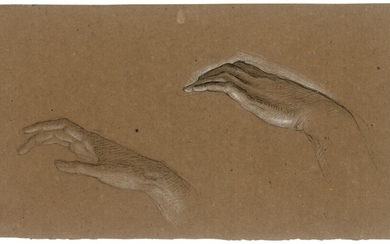 SIR WILLIAM BLAKE RICHMOND, R.A. (LONDON 1842-1921), Study of two hands