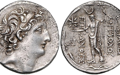 SYRIEN, Antiochos VIII., 121-96 v.Chr., AR Tetradrachme (ca.115-13 v.Chr.), Akko-Ptolemais