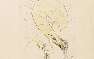 Salvador Dali (1904-1989) Freud with a Snail Head (Field 74-8G; M&L 672d)