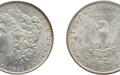 Silver Dollar, 1884-O, PCGS MS 67 CAC