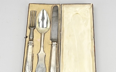 Silver cutlery set Heberlein