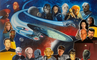 Star Trek: The Next Generation (1993), original artwork, signed by the artist, US