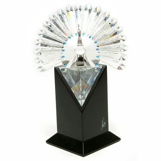 Swarovski Limited Edition Crystal "The Peacock", Number