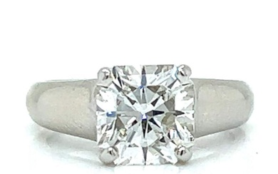 TIFFANY & CO. Platinum 2.62 Ct. GIA Certified Diamond Ring