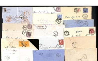 T.P.Os. 1847-1914 Covers and cards with T.P.O cancels or han...