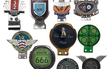 Ten Midland counties related car badges