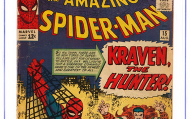 The Amazing Spider-Man #15 (Marvel, 1964) CGC GD/VG 3.0...